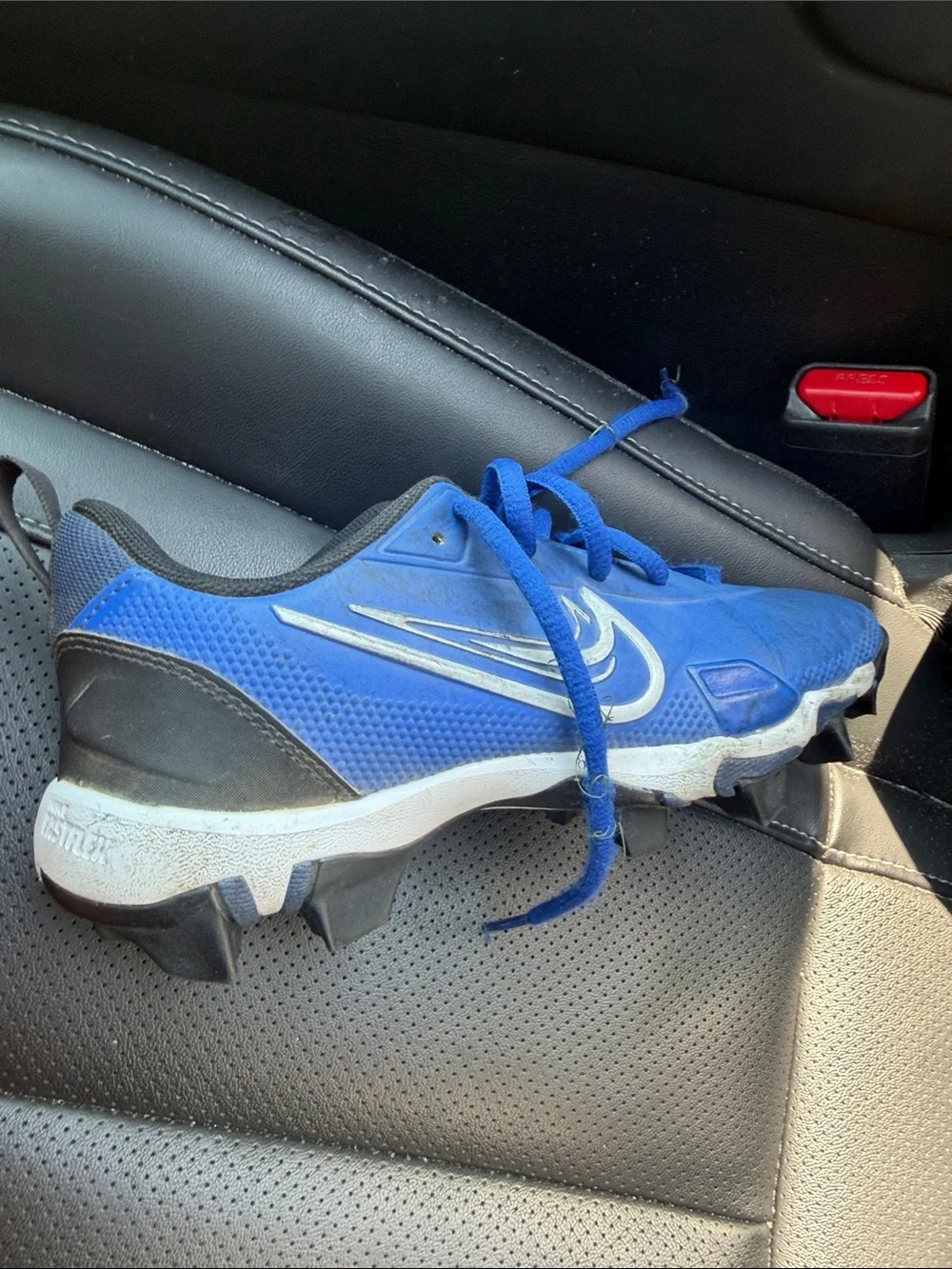 Nike Royal Blue Baseball Cleat with White Swoosh